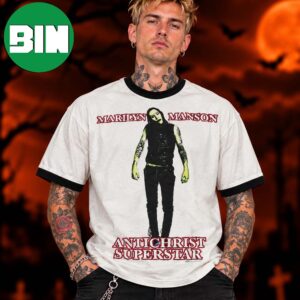 Marilyn Manson Merch Collection Antichrist Superstar Concert 30th Anniversary 2026 Unisex T Shirt