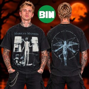 Marilyn Manson Merch Collection Antichrist Superstar Concert Washed Vintage 90s Unisex T Shirt