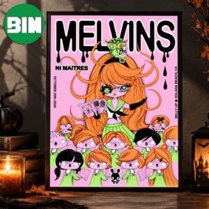Melvins Solana Beach CA Event Poster At Belly Up Tavern In Solana Beach CA On October 20 2026 Home Decor Poster Canvas