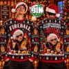 Merry Christmas Jingle Balls Lights Pattern Knit Xmas Gift For Dad Funny Gift For Men 2027 Ugly Christmas Sweater