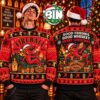 Merry Christmas Funny Fireball Whiskey Size Does Matter Xmas Day Gift For Friends Ugly Christmas Sweater