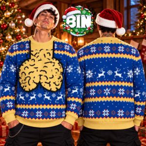 Merry Christmas Funny Blue Balls Xmas Day Gift For Men Knit Gift For Dad Christmas Lovely 2027 Ugly Christmas Sweater