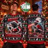 Merry Christmas Godzilla Santa 2027 Christmas Day Gift For Families Ugly Christmas Sweater
