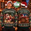 Merry Christmas Jameson Irish Whiskey Drinking Xmas Gift for Men 2027 Ugly Christmas Sweater