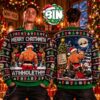 Merry Christmas Mike Tyson Athholeth They Get Punched By Santa Christmas Day Gift For Fans Ugly Christmas Sweater