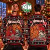 Metallica Ride The Lightning Thor Viking Heavy Metal Band Holiday Christmas Day Gift For Fans Ugly Christmas Sweater