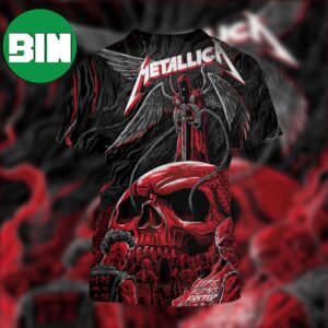 Metallica Las Vegas NV Event Tee At Sphere In Las Vegas Life Burns Faster On October 3 2026 All Over Print Shirt