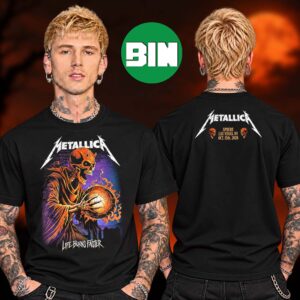 Metallica Las Vegas NV Event Tee At Sphere In Las Vegas NV Life Burns Faster On October 15 2026 Two Sided Unisex T Shirt