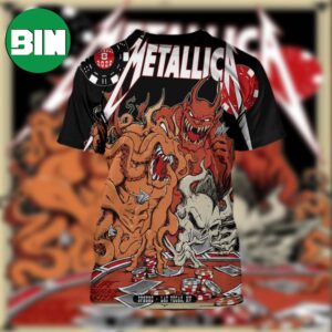 Metallica Las Vegas NV Event Tee At Sphere In Las Vegas NV On October 8 2026 All Over Print Shirt