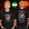 Metallica Merch Collection Las Vegas Event Tee At Life Burns Faster Tour Dates 2026 Two Sided Unisex T Shirt
