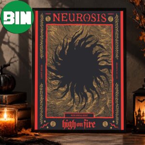 Neurosis Band Brooklyn NY Event Poster At Saint Vitus In Brooklyn NY High On Fire On November 1st 2026 Home Decor Poster Canvas