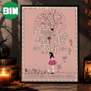 Olivia Rodrigo Charlotte NC Event Poster At Spectrum Center In Charlotte NC The Unraveled Tour On October 7 8 2026 Home Decor Poster Canvas
