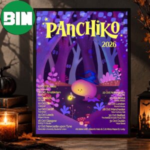 Panchiko London Event Poster At Roundhouse In Tour London UK Dates On October 24 2026 Home Decor Poster Canvas