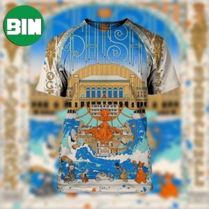 Phish Dry Goods Atlantic City Event Tee At Boardwalk Hall In Atlantic City On October 2 3 4 2026 All Over Print Shirt