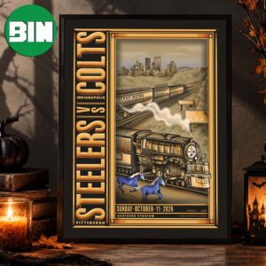 Pittsburgh Steelers Vs Indianapolis Colts Ar Acrisure Stadium Week 5 On October 11 2026 Home Decor Poster Canvas