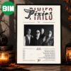 Metallica Las Vegas NV Event Poster At Sphere In Las Vegas NV Life Burns Faster On October 15 2026 Home Decor Poster Canvas