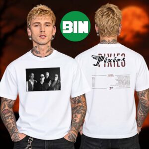 Pixes Official South America Tour Dates 2027 Two Sided Unisex T Shirt