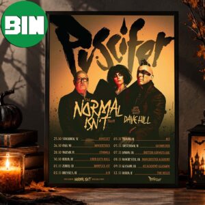 Puscifer EU UK The Normal Isn’t Tour Dates 2026 Home Decor Poster Canvas