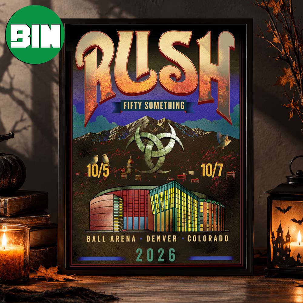 Rush Denver Colorado Event Poster At Ball Arena In Denver Colorado Fifty Something Tour On October 5 7 2026 Home Decor Poster Canvas Rush Denver Colorado Event Poster At Ball Arena In Denver Colorado Fifty Something Tour On October 5 7 2026 Home Decor Poster Canvas