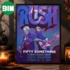 Rush Seattle Washington Event Poster At Climate Pledge Arena Foil Moutain Lithograph On October 10 12 Fifty Something Tour 2026 Home Decor Poster Canvas