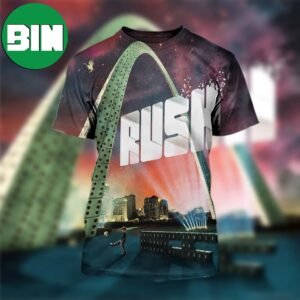 Rush St Louis MO Event Tee At Enterprise Center In St Louis MO Fifty Something Tour On October 21 2026 All Over Print Shirt