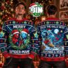 The Grinch X Deadpool Marvel Studio Funny Best Gift For Families Ugly Christmas Sweater