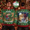 Spider Man X Mysterio Marvel Studios Gift For Fan Christmas Day Best Gift For Him Ugly Christmas Sweater