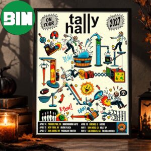 Tally Hall Spring Tour Dates And Locations 2027 Home Decor Poster Canvas
