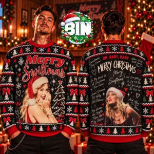 Taylor Swift Merry Swiftmas Christmas Day Gift For Best Fan Ugly Christmas Sweater