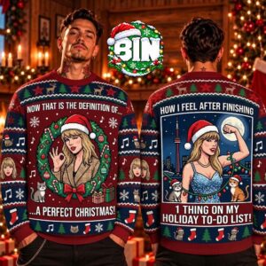 Taylor Swift Funny Christmas Gift For Fans A Perfect Christmas Best Gift For Music Lover Ugly Christmas Sweater