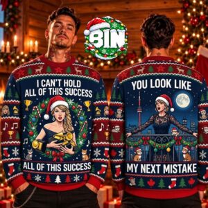 Taylor Swift Funny Christmas Gift You Look Like My Next Mistake Gift For Music Lover Ugly Christmas Sweater