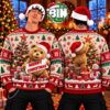 Marlboro Funny Black Cat Merry Christmas Gift For Cat Lover Best Gifts Idea 2026 Ugly Christmas Sweater