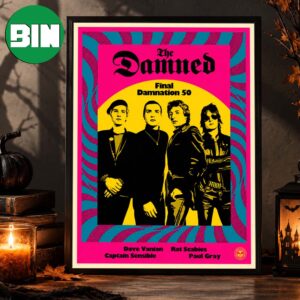 The Damned In Boston The Final Damnation 50 US 2026 Home Decor Poster Canvas