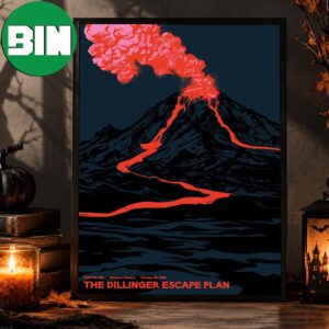 The Dillinger Escape Plan Seattle WA Event Poster At Neptune Theatre On October 27 2026 Home Decor Poster Canvas