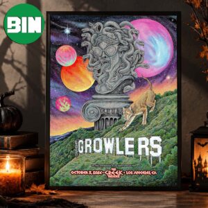 The Growlers Los Angeles CA Event Poster At The Greek Theatre In Los Angeles CA On October 3 2026 Home Decor Poster Canvas