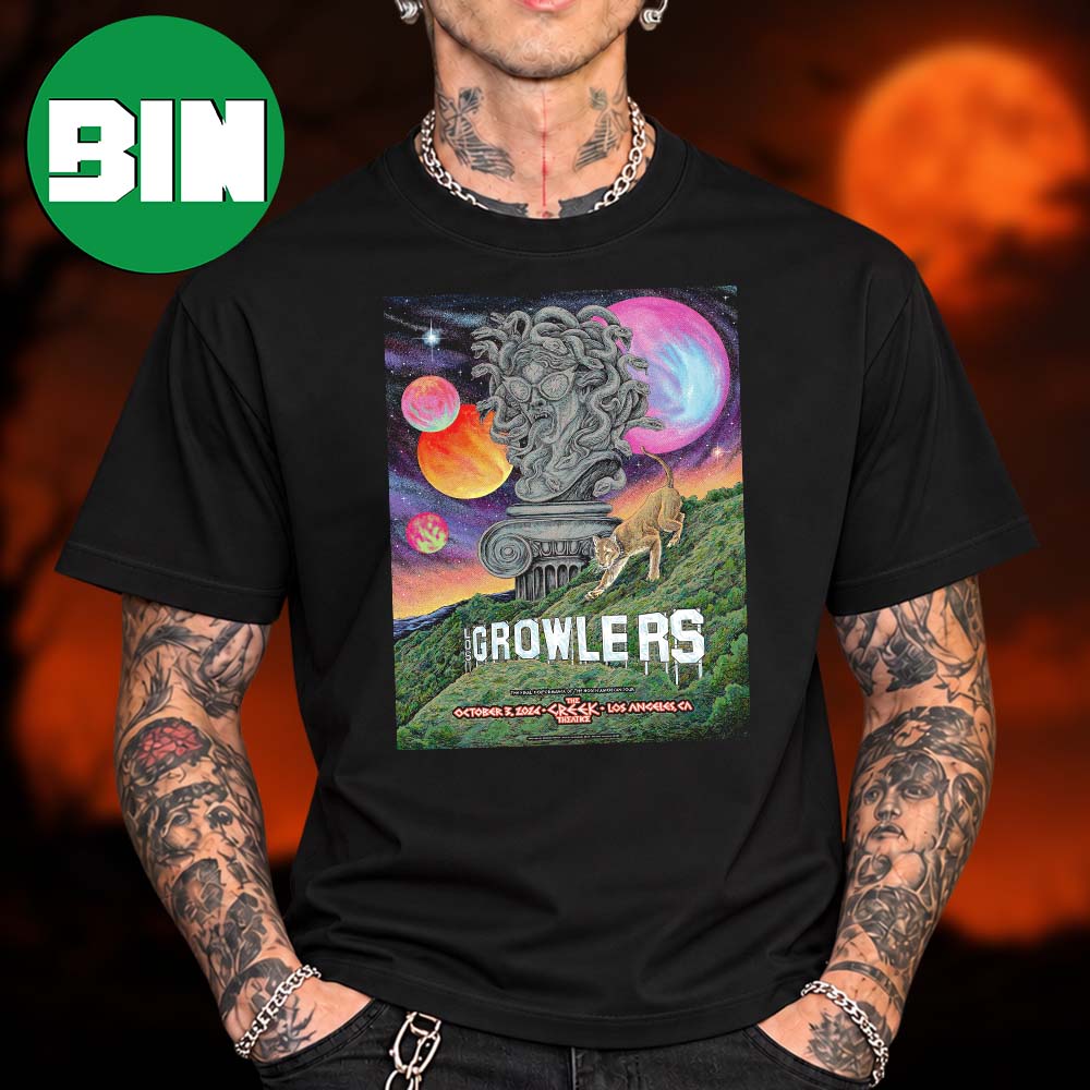 The Growlers Los Angeles CA Event Tee At The Greek Theatre In Los Angeles CA On October 3 2026 Unisex T Shirt The Growlers Los Angeles CA Event Tee At The Greek Theatre In Los Angeles CA On October 3 2026 Unisex T Shirt