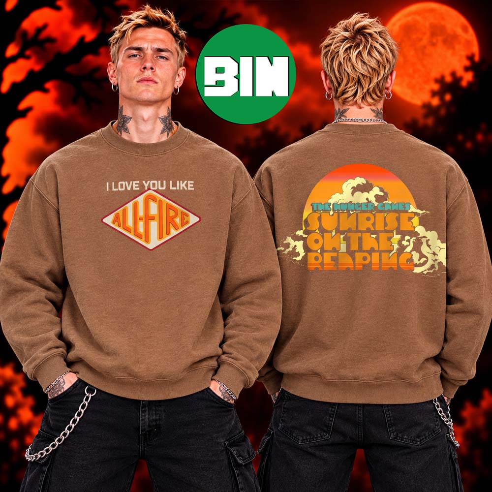 The Hunger Games Merch Collection Heavyweight Sunrise On the Reaping Sweatshirt The Hunger Games Merch Collection Heavyweight Sunrise On the Reaping Sweatshirt