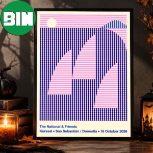 The National Donostia Event Poster At Auditorio Kursaal In Donostia On October 18 2026 Home Decor Poster Canvas