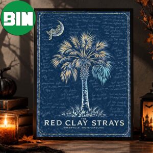 The Red Clay Strays Greenville SC Event Poster At South Carolina In Greenville SC On 18 2026 Home Decor Poster Canvas