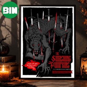 The Smashing Pumpkins Brooklyn NY Event Poster At Barrlays Center In Brooklyn NY On October 4 2026 Home Decor Poster Canvas