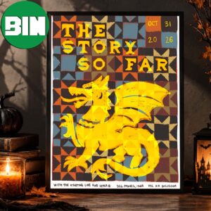 The Story So Far Des Moines Iowa Event Poster At Val Air Ballroom In Des Moines Iowa With The Starting Line And Ultra Q On October 31 2026 Home Decor Poster Canvas
