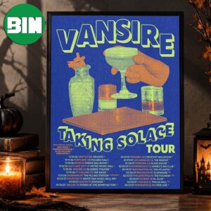 Vansire Taking Solace Tour Dates 2026 2027 Home Decor Poster Canvas