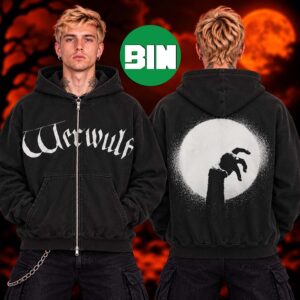 Werwulf Full Moon Pop up Merch Collection 2026 Zip Hoodie