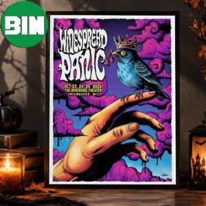 Widespread Panic Milwaukee WI Event Poster At The Riverside Theater In Milwaukee WI On October 23 24 25 2026 Home Decor Poster Canvas