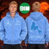 Zara Larsson X The Little Mermaid Disney Rhinestoned Mermaid Zip Up Hoodie