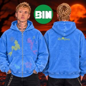 Zara Larsson X The Little Mermaid Disney Rhinestoned Mermaid Zip Up Hoodie